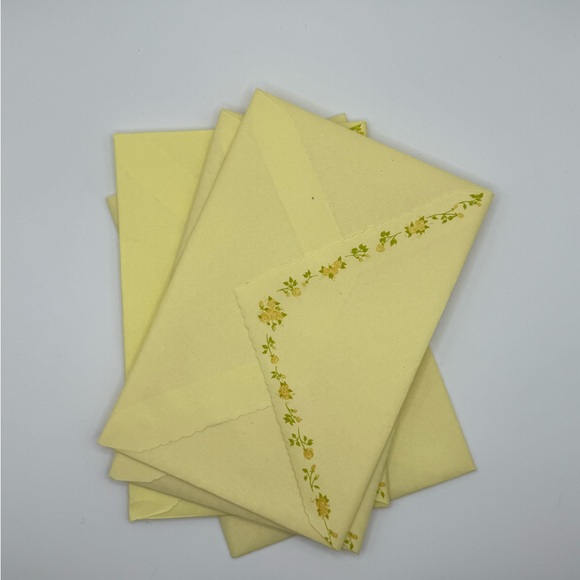 Yellow Floral Textured Party Invitation Card - Picture 2 of 4